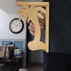 Wooden Palm Tree Wall Decor